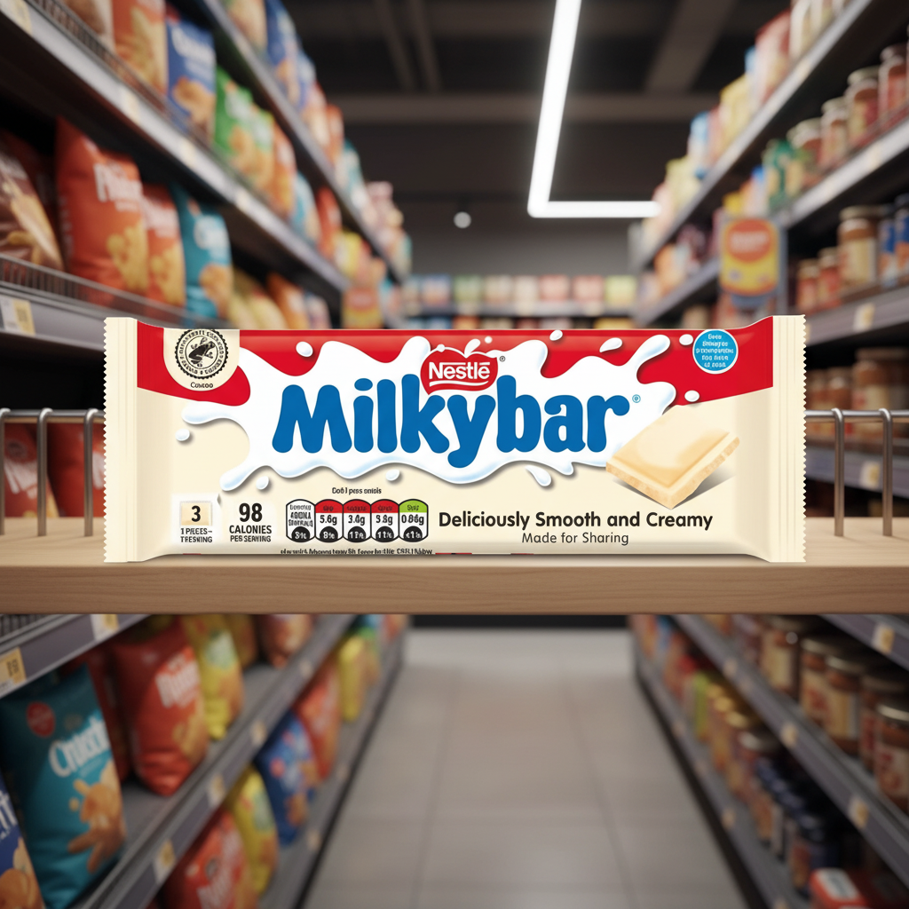 20 x Milkybar White Chocolate Sharing Bar - 90GM