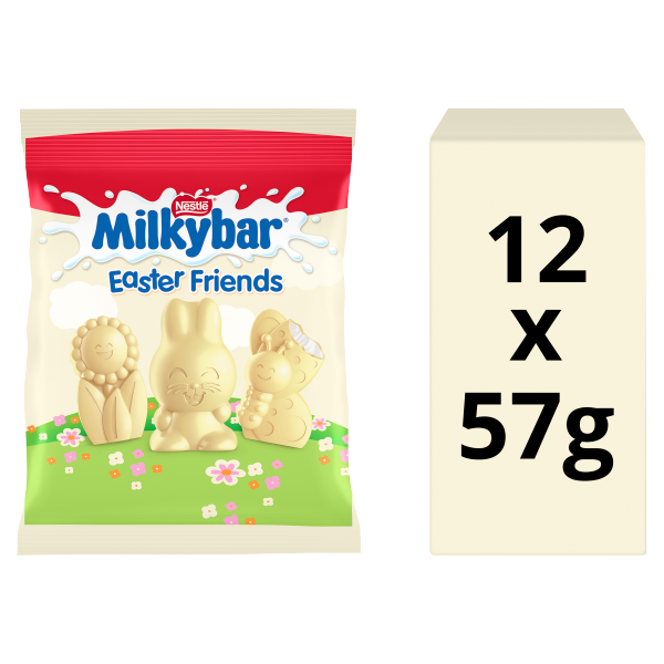 12 X Milky Bar Easter Friends Bag - 57Gm
