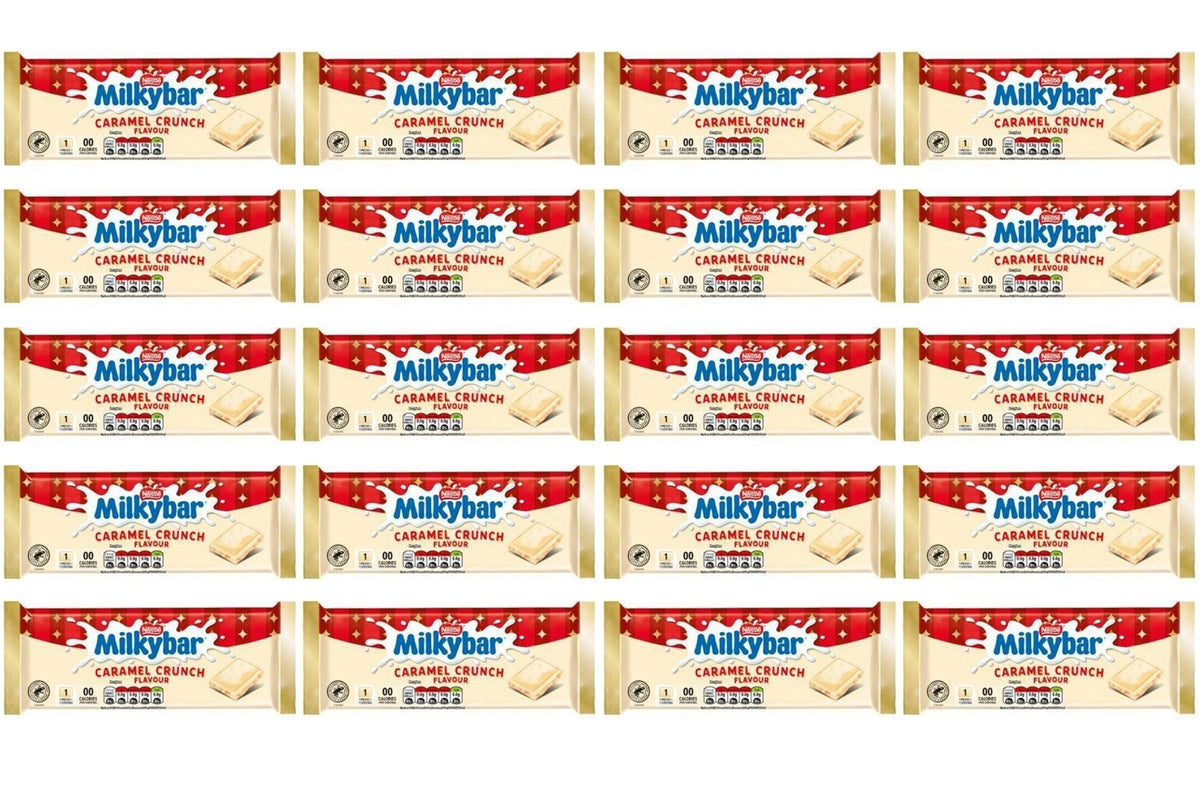 20 X Milkybar Caramel Christmas Block - 90Gm