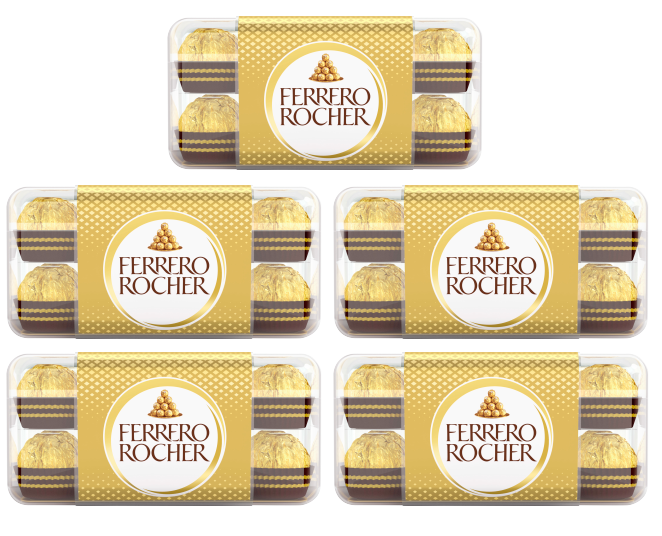 5 x Ferrero Rocher T16 200Gm