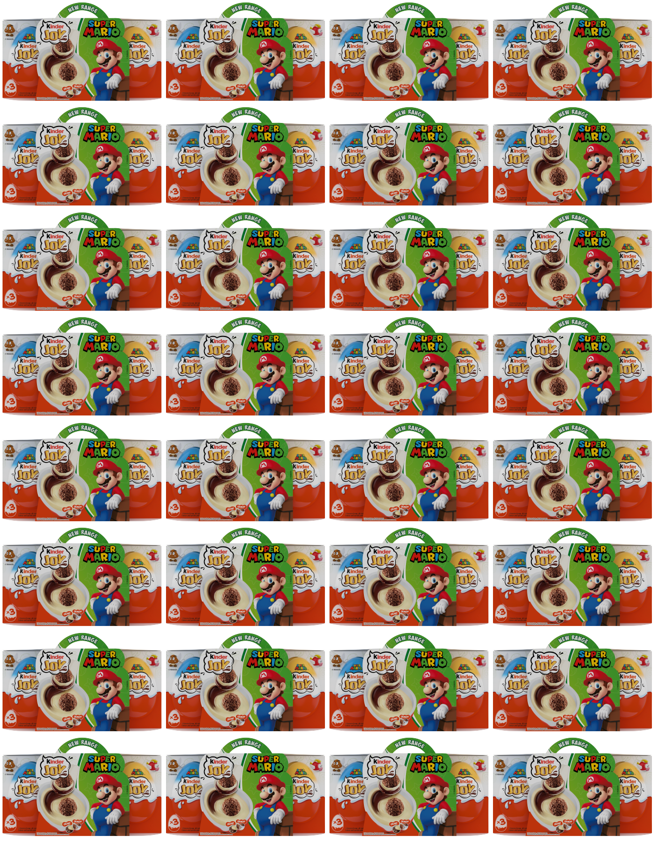32 X Kinder Joy 3 Pack - 60Gm