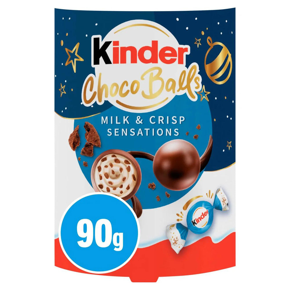 11 X Kinder Easter Choco Balls Milk & Crisp Sensations - 90Gm
