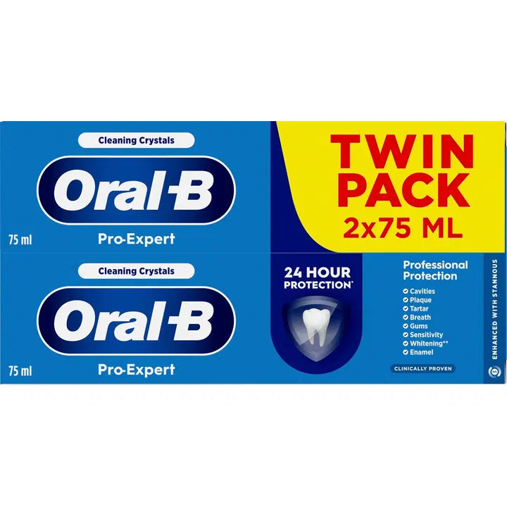12 X Oral B Pro Expert Professional Protection 2 Pack - 2X75Ml