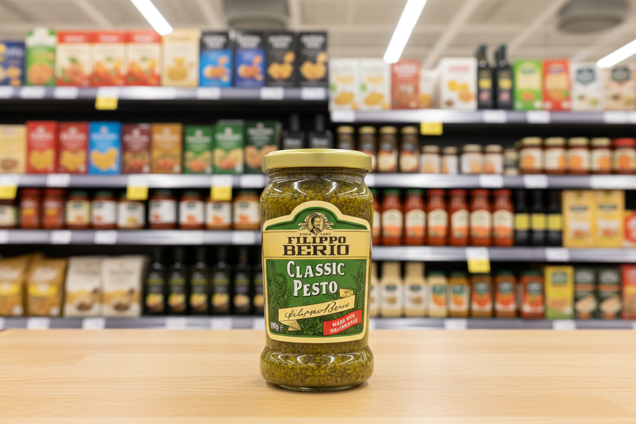 6 x Filippo Berio Classic Pesto (Green) 190Gr