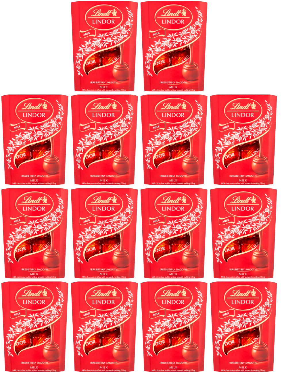 14 x Lindt Lindor Small Cornet  - 37GM