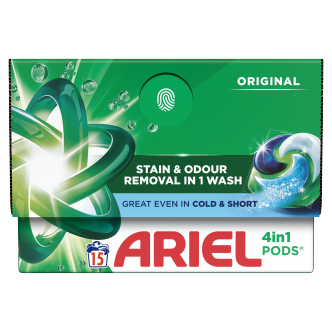 4 X Ariel 4 In 1 Pods - 15 Pack