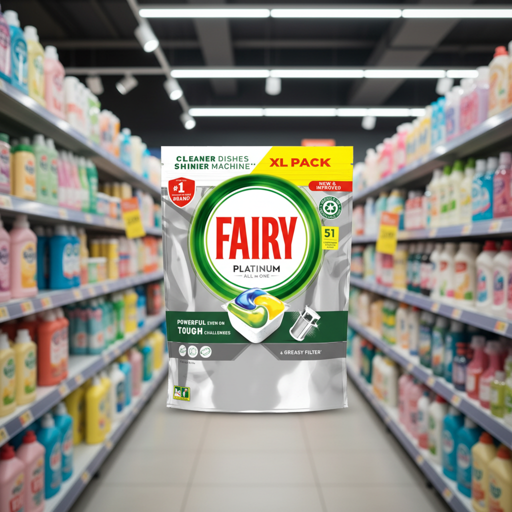 4 x Fairy Platinum Dishwash Tablet - 51 Pack