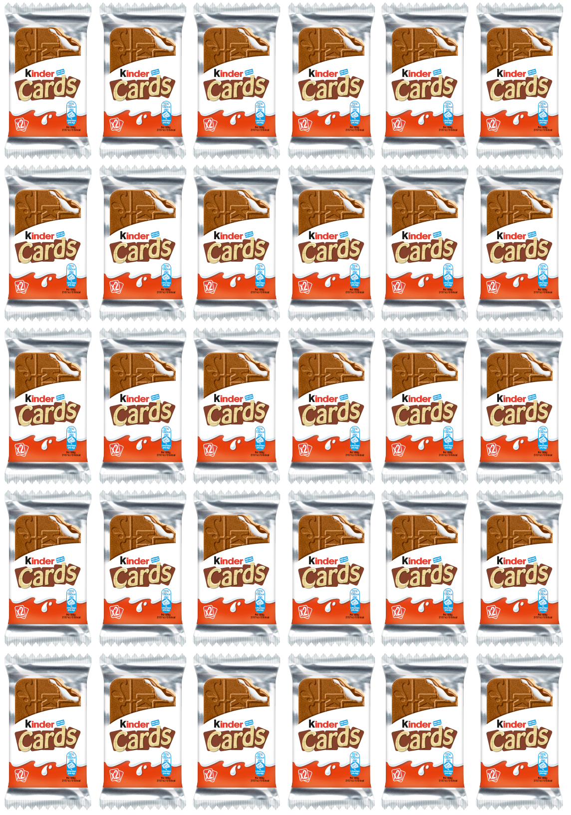 30 x Kinder Cards T2 26G