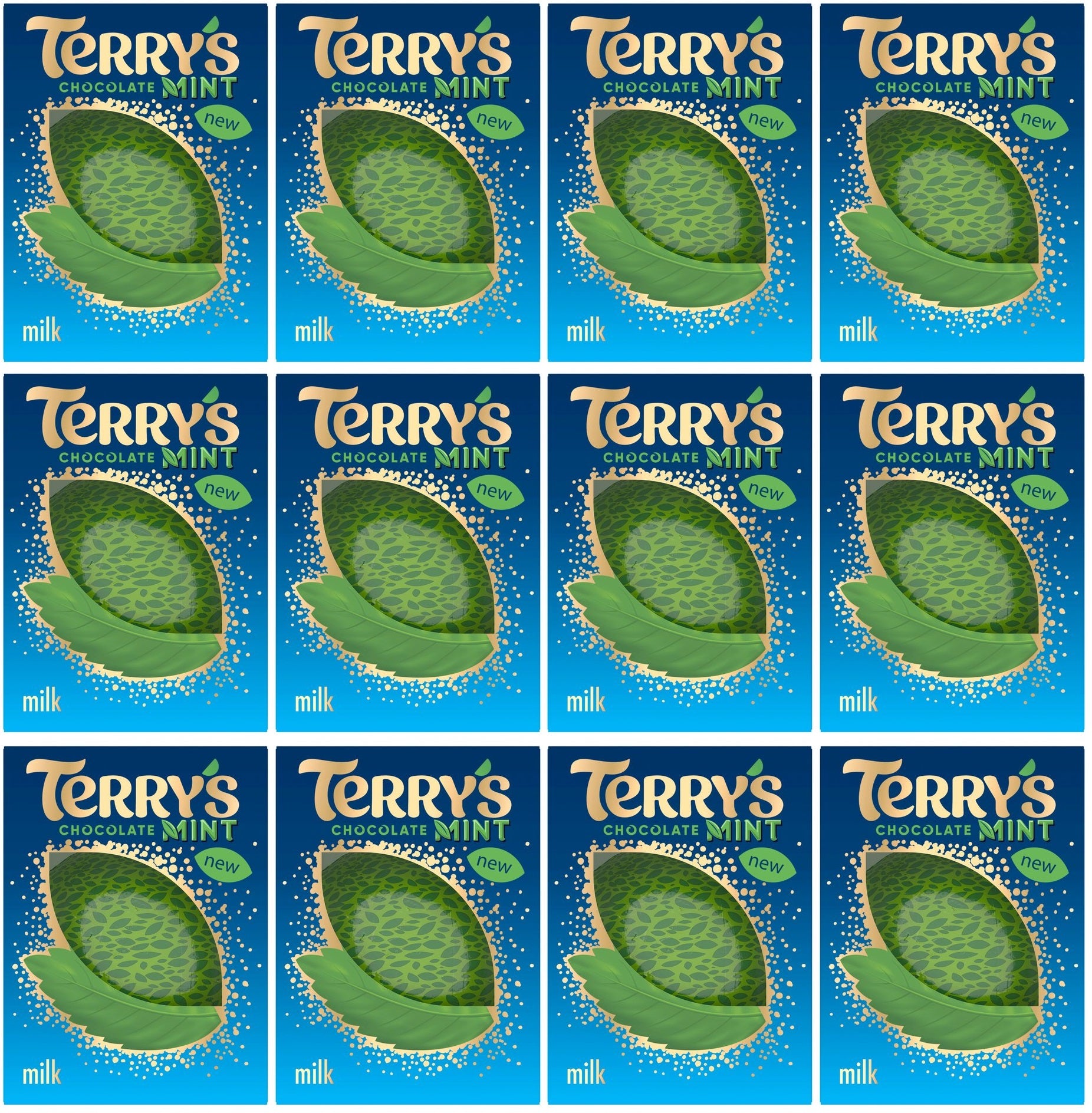 12 x Terry's Chocolate Mint Milk 145G