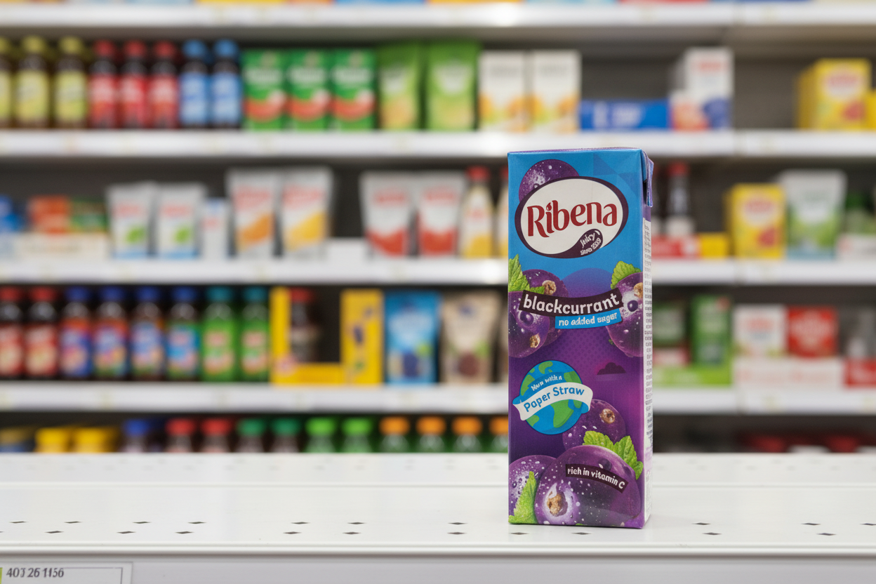 24 x Ribena Rtd Nas Blackcurrant Tetra 250Ml