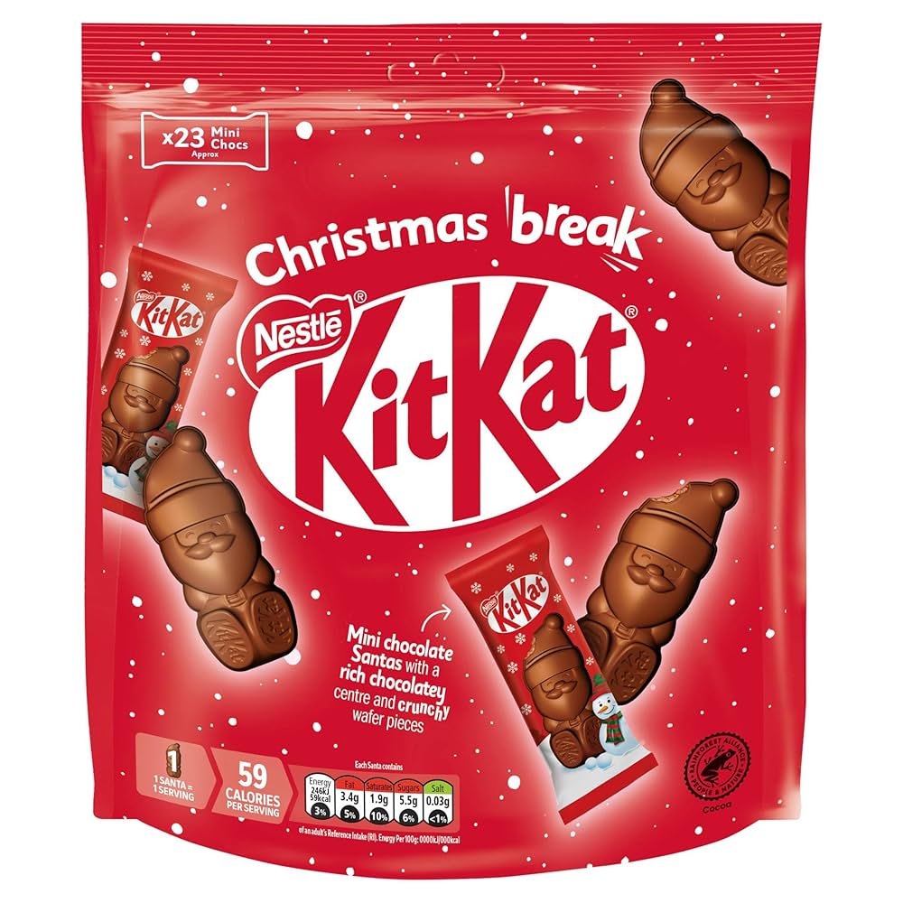 5 x Kitkat Santa Large Pouch - 264GM
