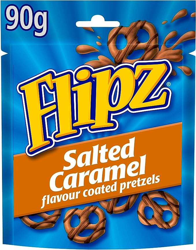 Flipz Salted Caramel Pretzels 90G