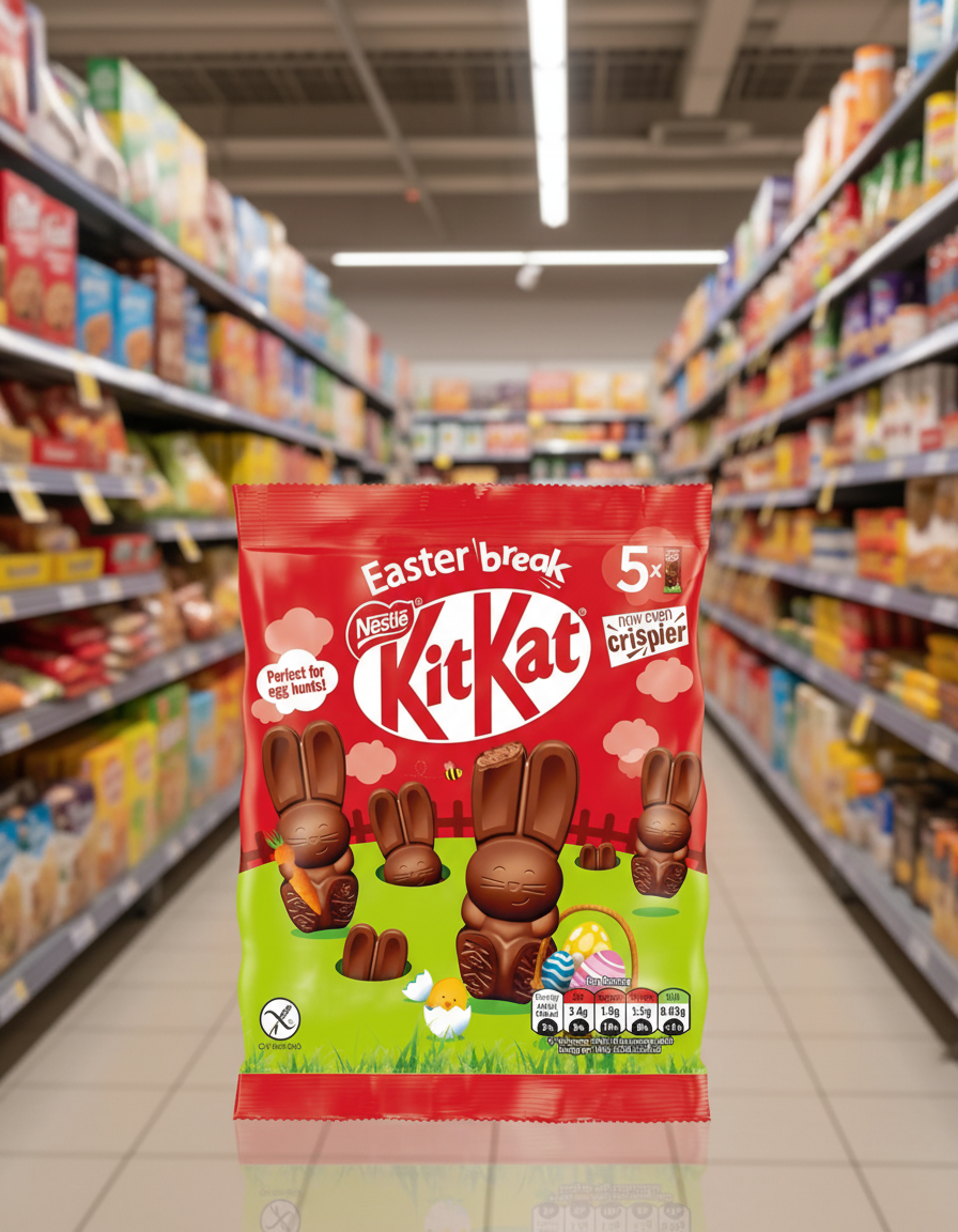 12 x Kitkat Mini Bunny Milk Choc Sharing Bag - 55GM