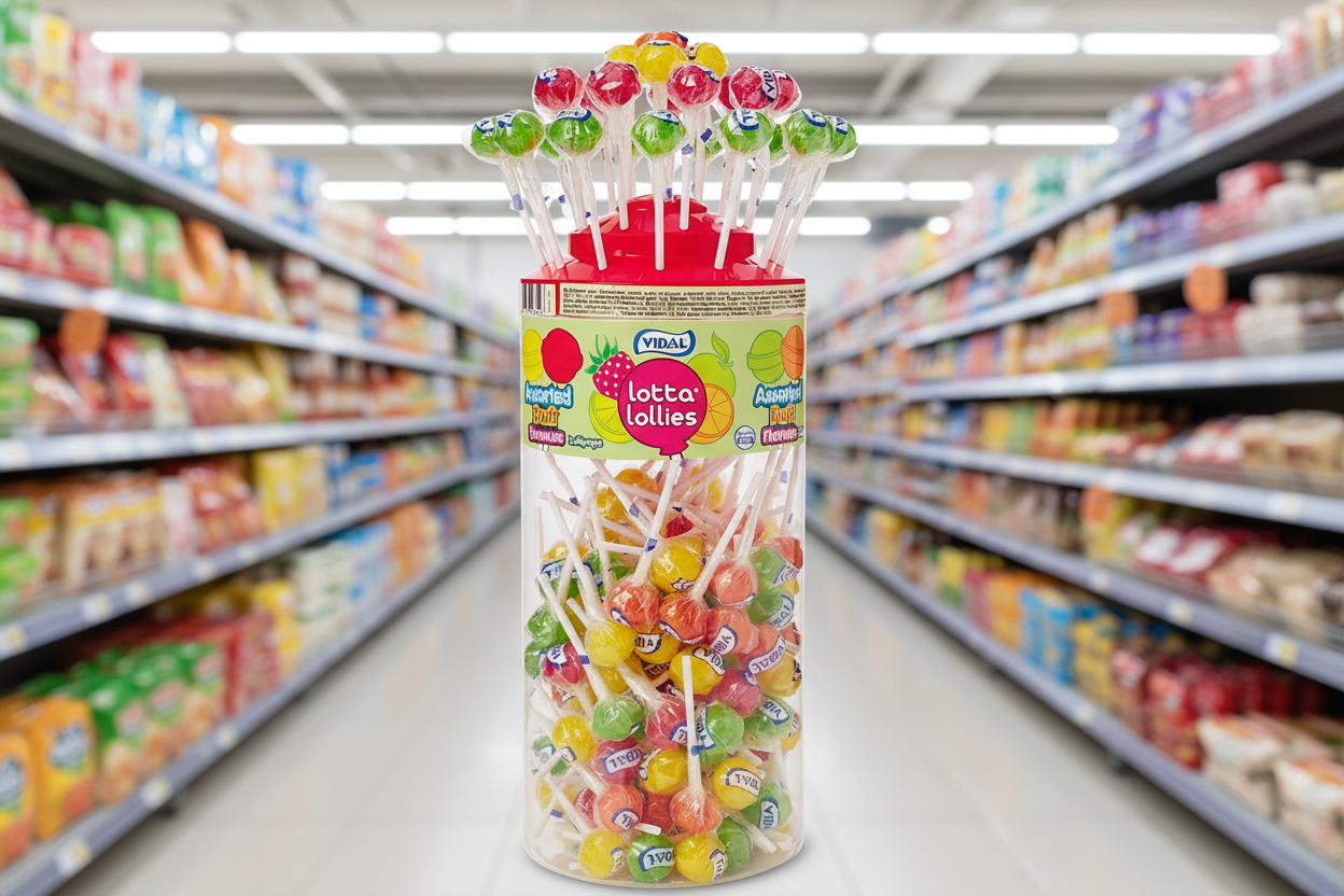 150 x Vidal Assorted Fruits Lollies