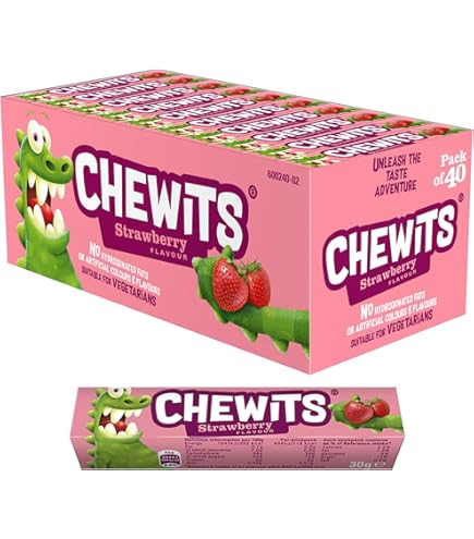 40 x Chewits Strawberry Flavour 30G