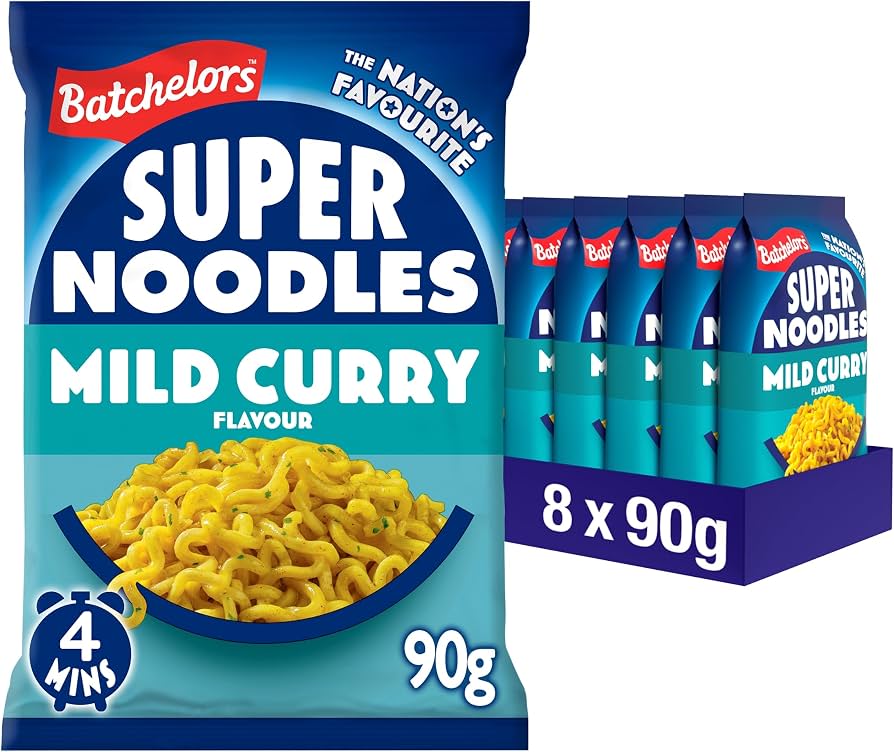 8 X Batch Super Noodles Curry - 90Gm