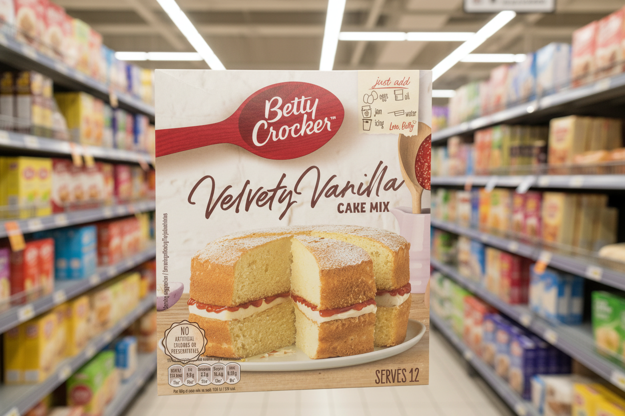 3 x Betty Crocker Velvety Vanilla Cake Mix 425G
