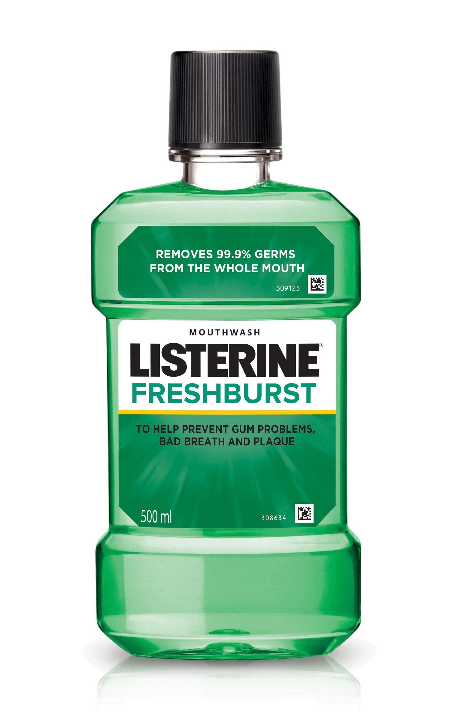 6 X Listerine Fresh Burst - 500Ml