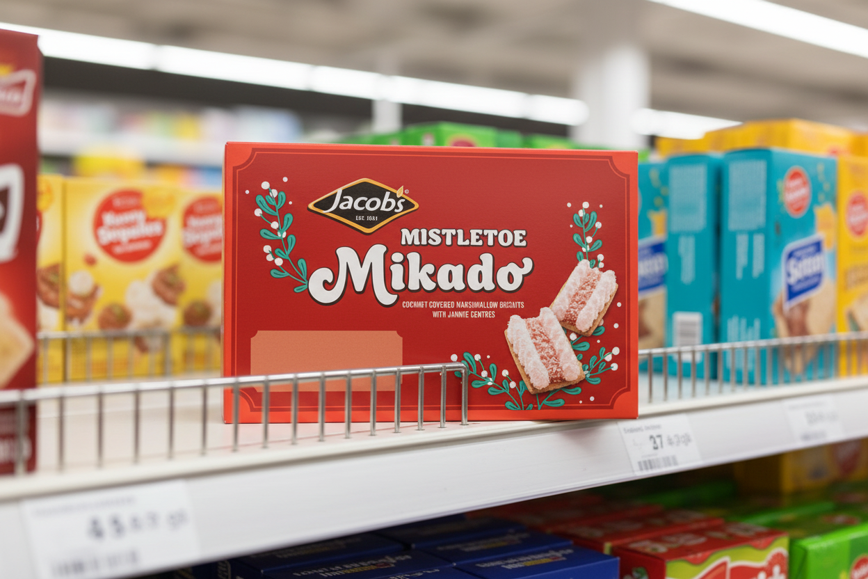 10 x Jacobs Mistletoe Mikado 400G