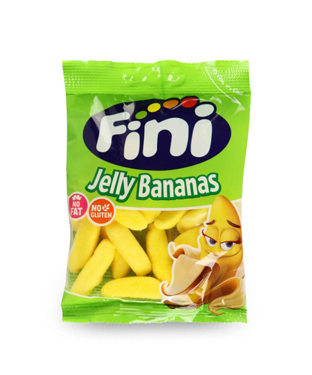 12 X Fini Jelly Bananas Sweet Bag - 75Gm