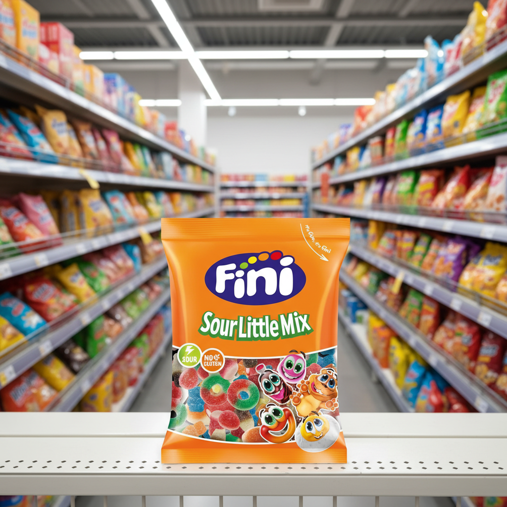12 X Fini Fizzy Little Mix Sweet Bag - 75Gm