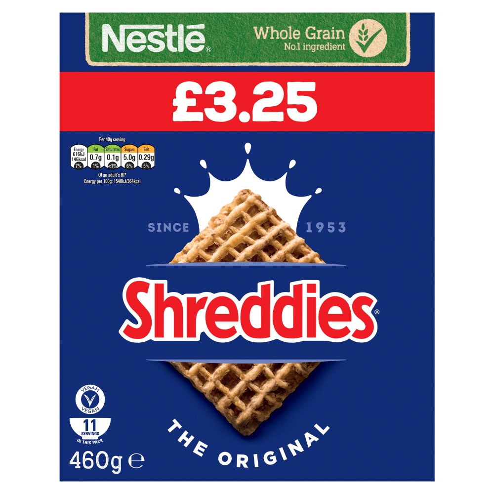 5 X Shreddies - 460Gm