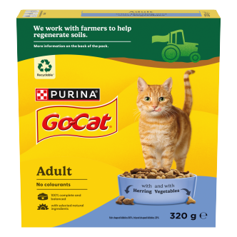 6 X Go Cat Herring & Vegetable - 320Gm
