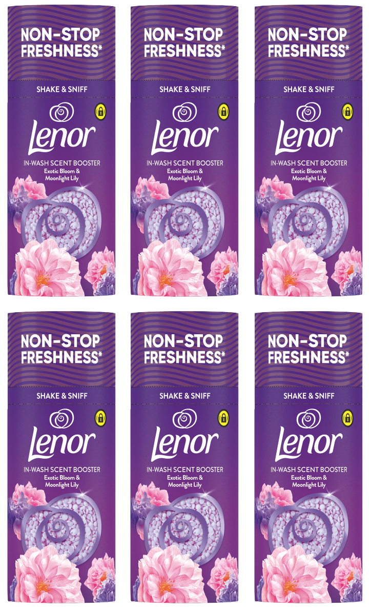 6 X Lenor Scent Booster Exotic Bloom - 155Gm