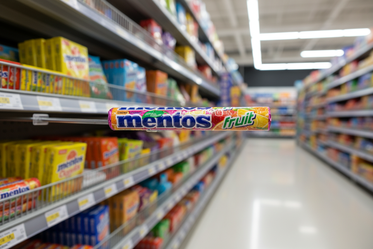 40 x Mentos Chewy Fruits 38Gm