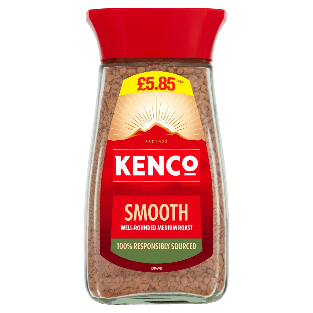 6 X Kenco Smooth Instant Coffee - 100G