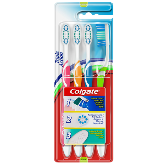 6 x Colgate Toothbrush Triple Action  - 4 PACK