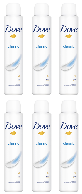 6 x Dove Anti P Women Classic  - 200ML