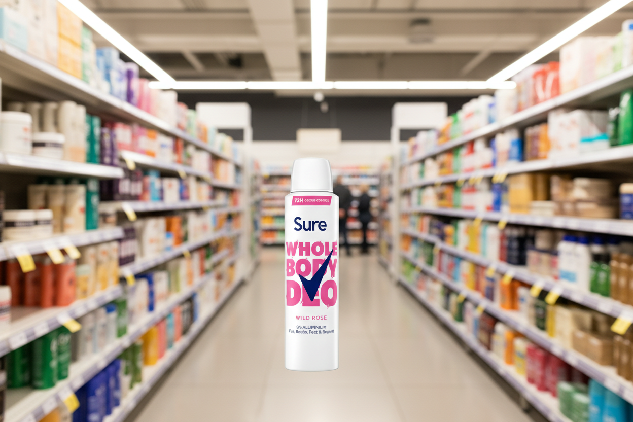 6 x Sure Women Whole Body Wild Rose - 150ML