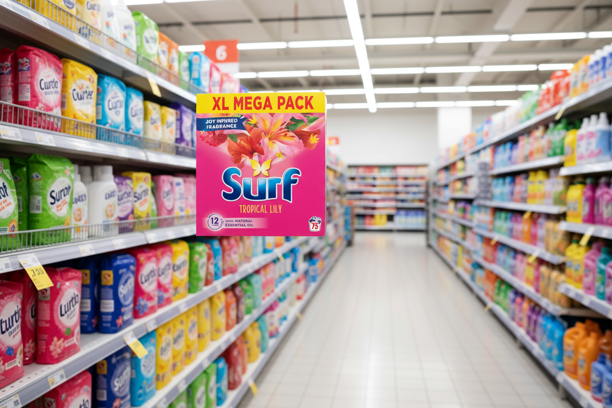 Surf Powder Tropical 75 Wash - 3.75KG