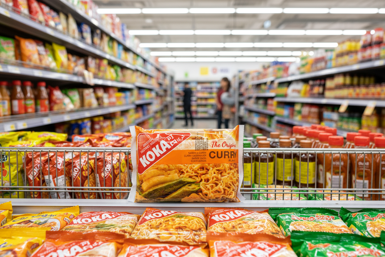 10 x Koka Instant Noodles Curry 85G