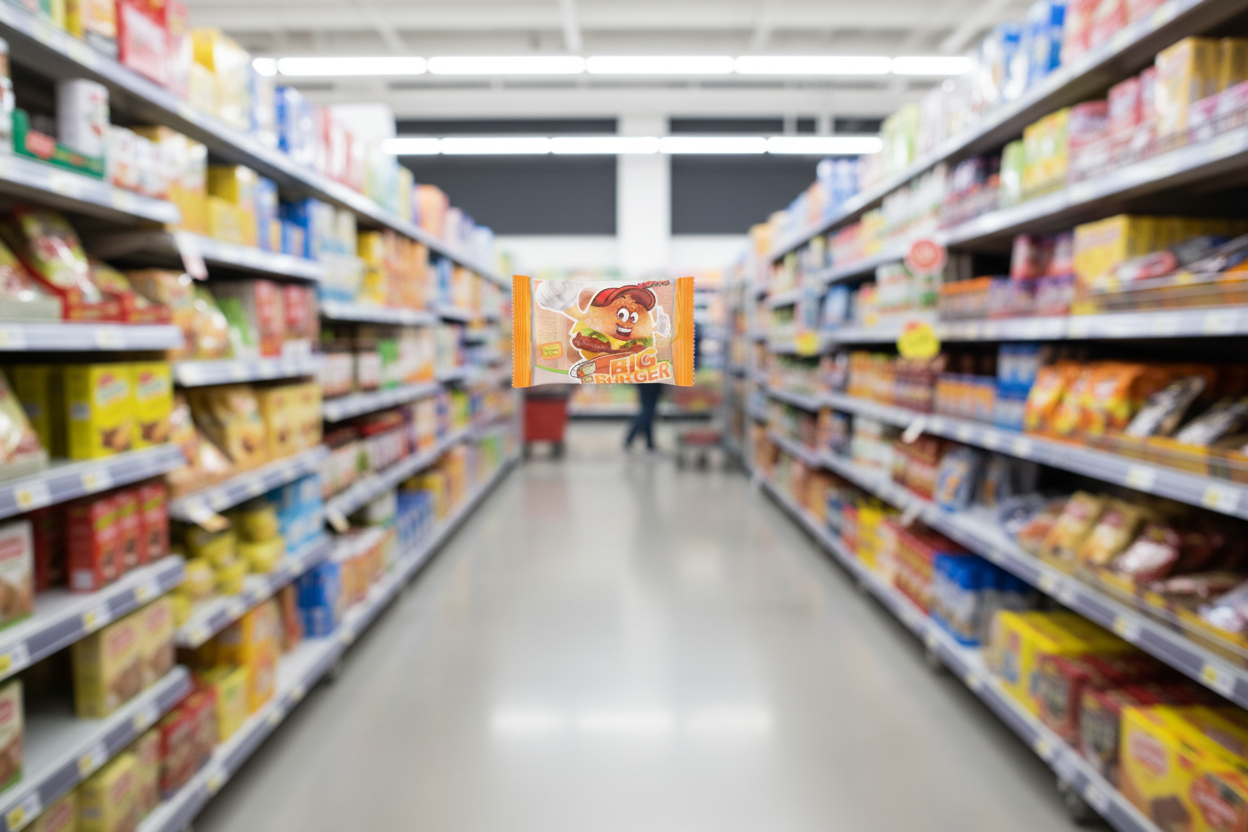 18 X Gummi Zone Gummy Big Burger 32GM