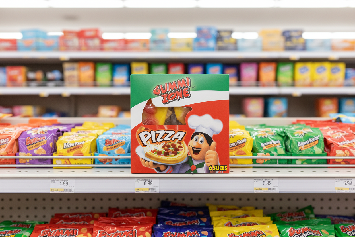 24 x Gummi Zone Pizza 21Gm