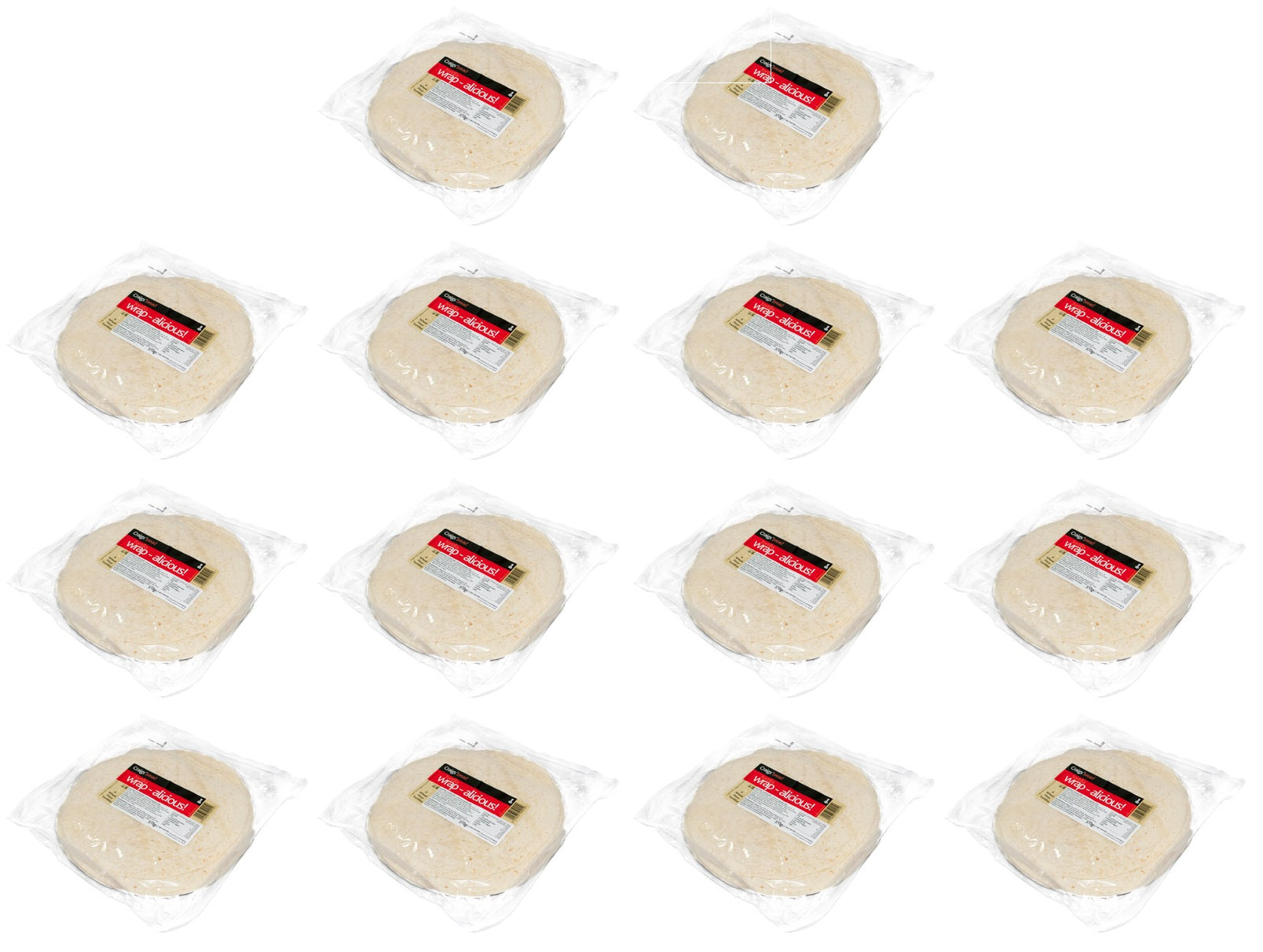 14 x Craigs Plain Tortilla Wraps 6