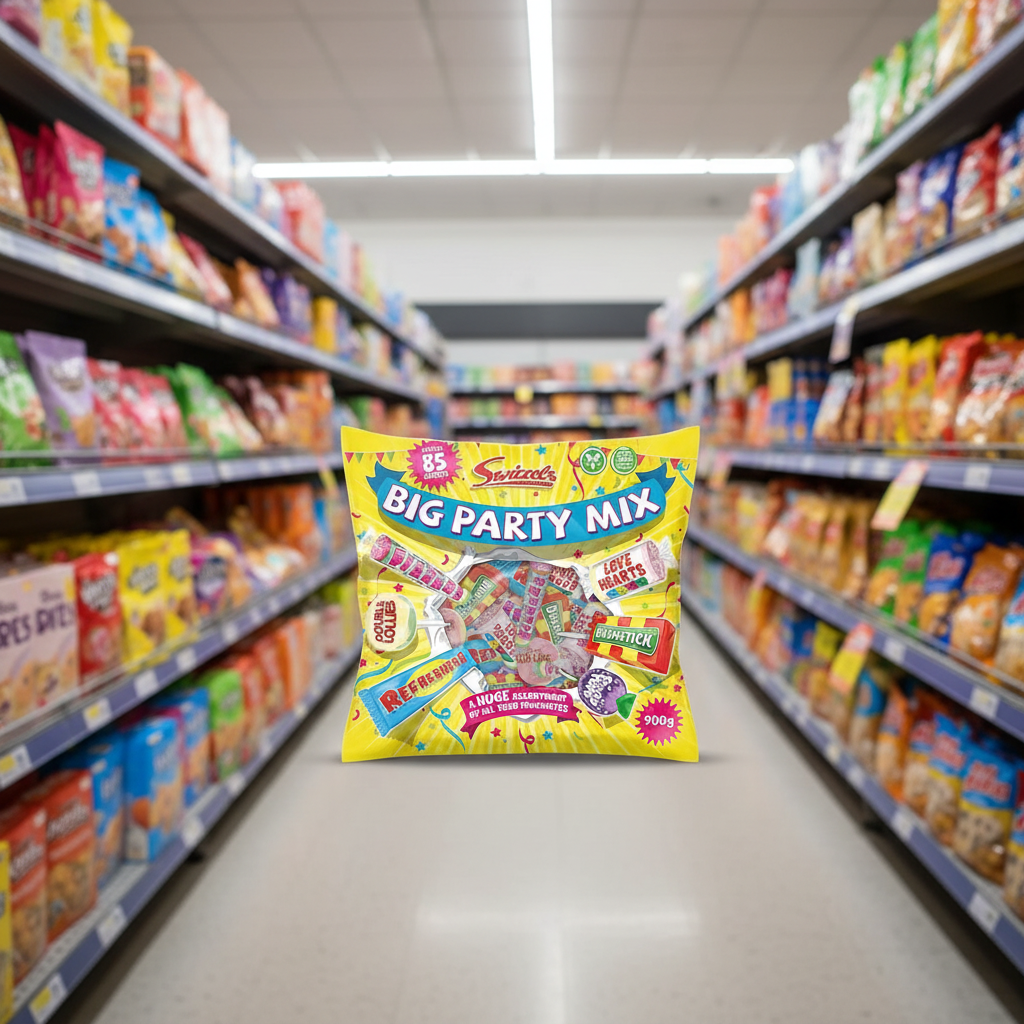 6 X Swizzels Big Party Mix Bag - 900Gm
