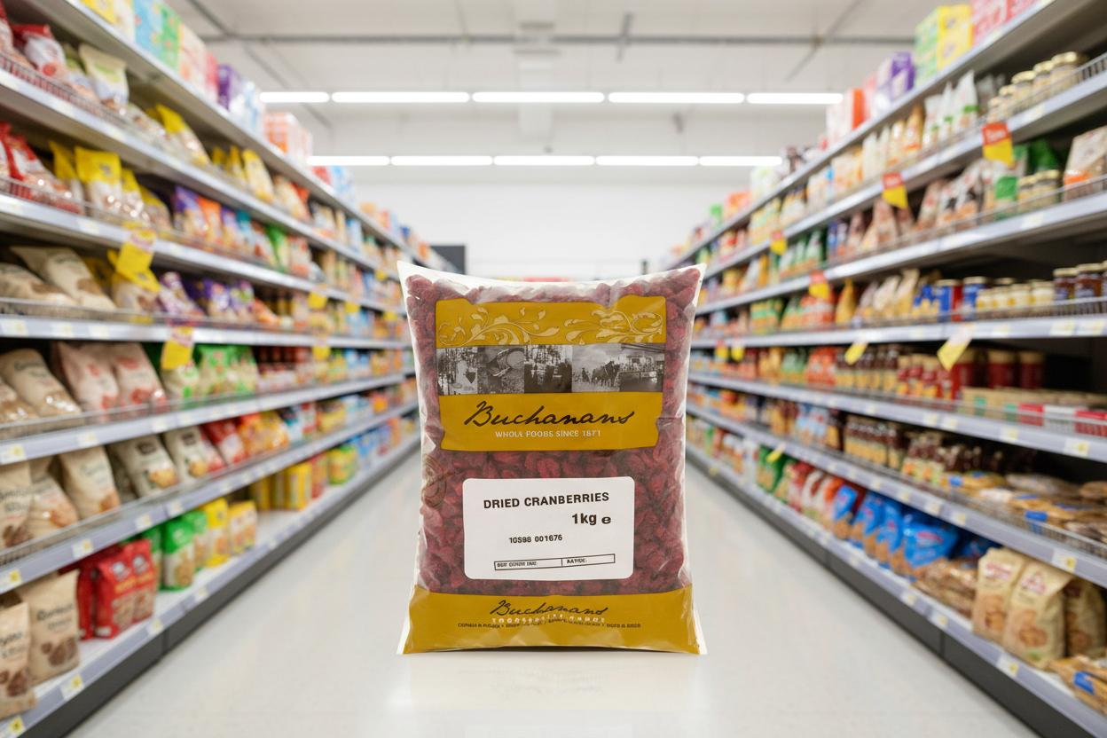 Buchanans Dried Cranberries 1Kg