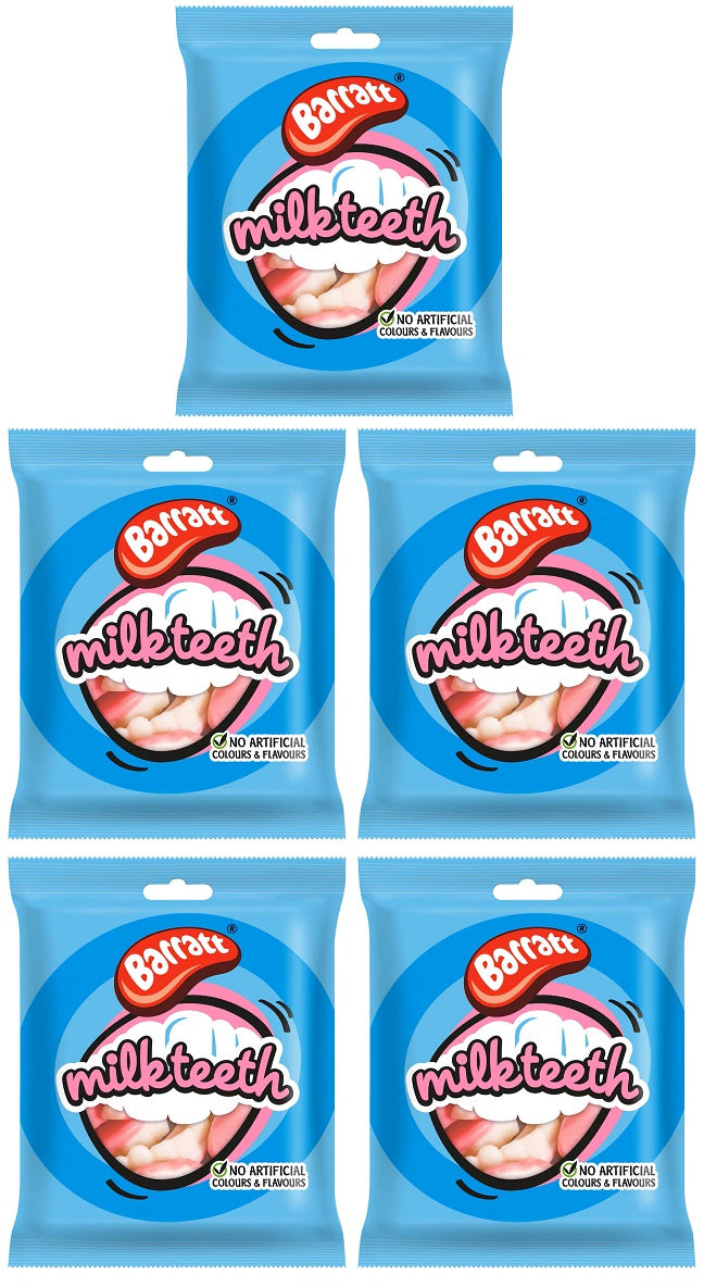 7 X Barratt Milk Teeth - 130Gm