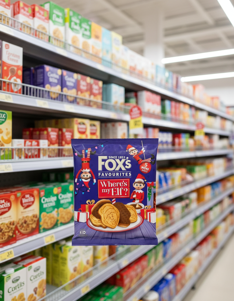 8 X Foxs Favourites Where'S My Elf? Mini Bags 5 X 20G