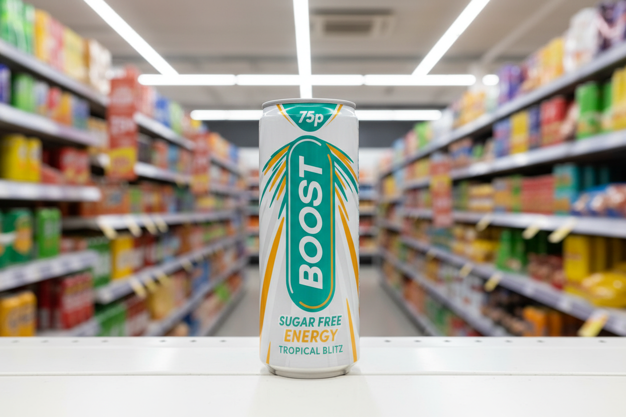 24 x Boost Energy Tropical Nas Can - 250ML