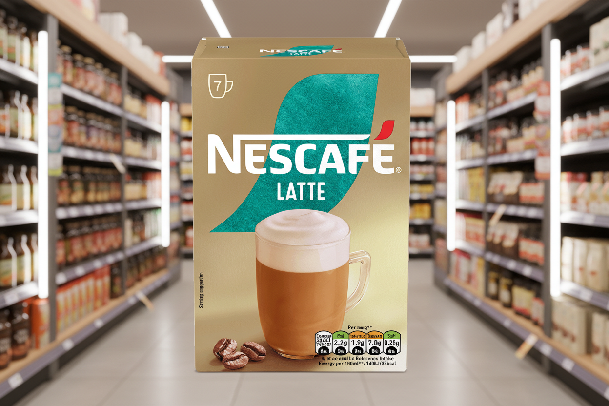 6 x Nescafe Latte Frothy Coffee Sachets  - 126
