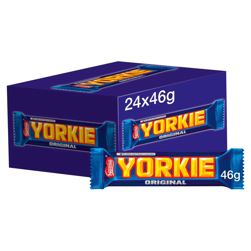 24 x Yorkie Milk Chocolate Bar 46G