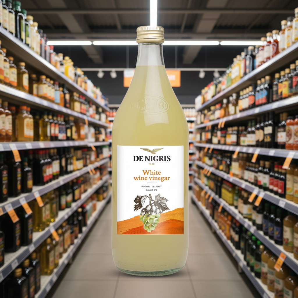 De Nigris White Wine Vinegar 1L