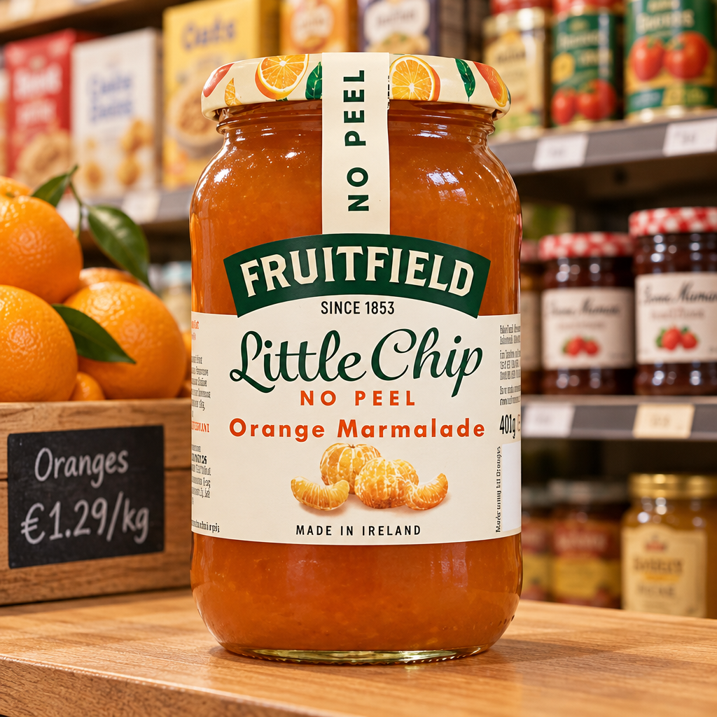 12 x Fruitfield Little Chip No Peel Orange Marmalade  - 454GM