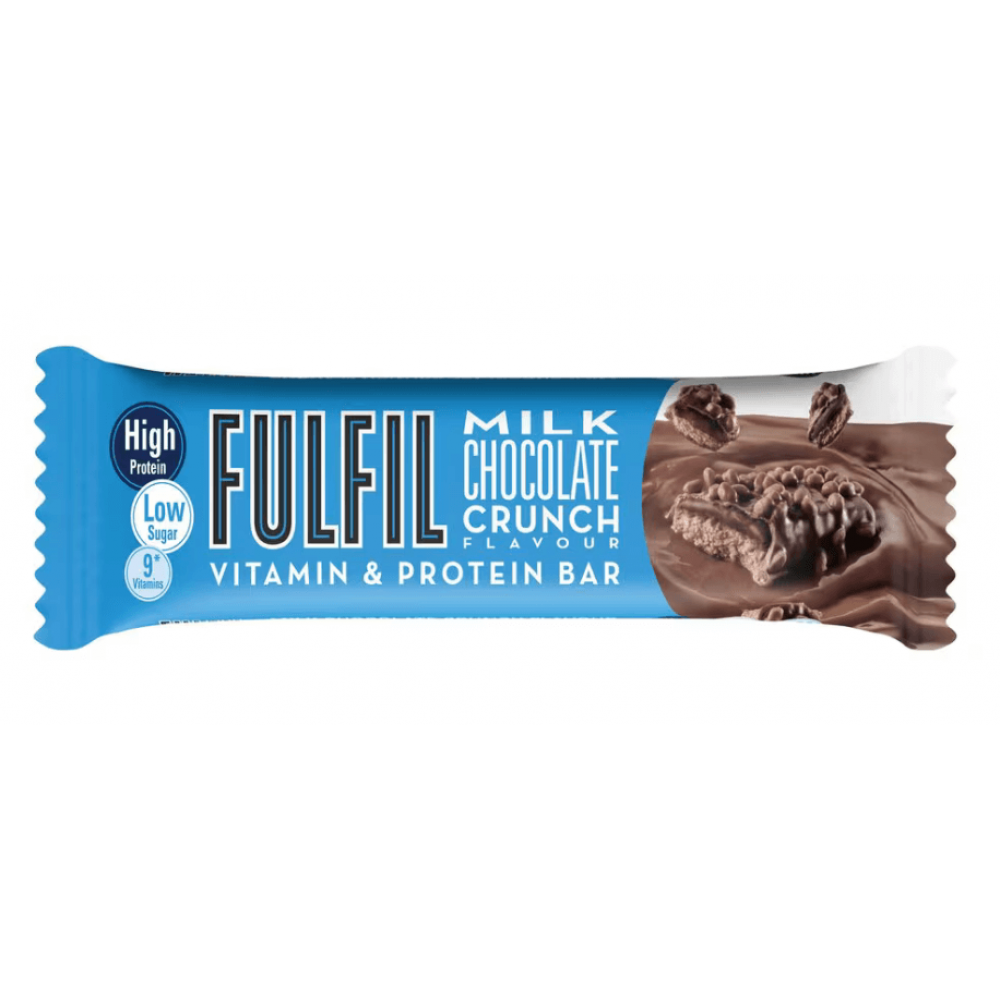 15 x Fulfil Milk Chocolate Crunch Flavour Vitamin & Protein Bar 55G