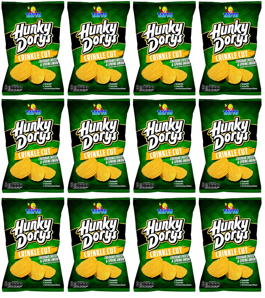 12 x Tayto Hunky Dory Cheese & Onion 130G