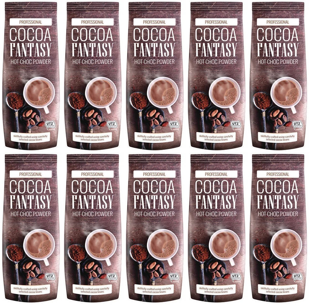 10 x Fantasy Hot Choc Powder 1Kg